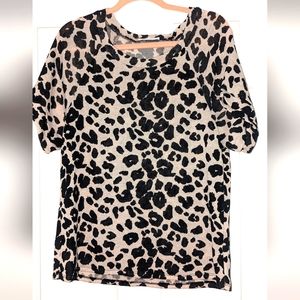 Boutique cheetah top